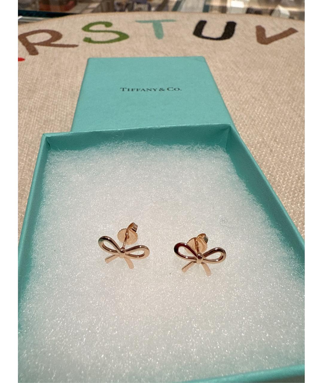 TIFFANY&CO Золотые серьги из розового золота, фото 5