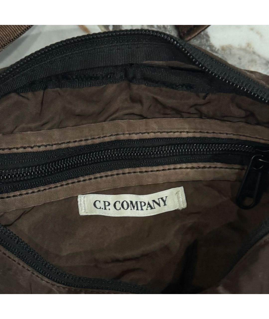 CP COMPANY Коричневая поясная сумка, фото 6