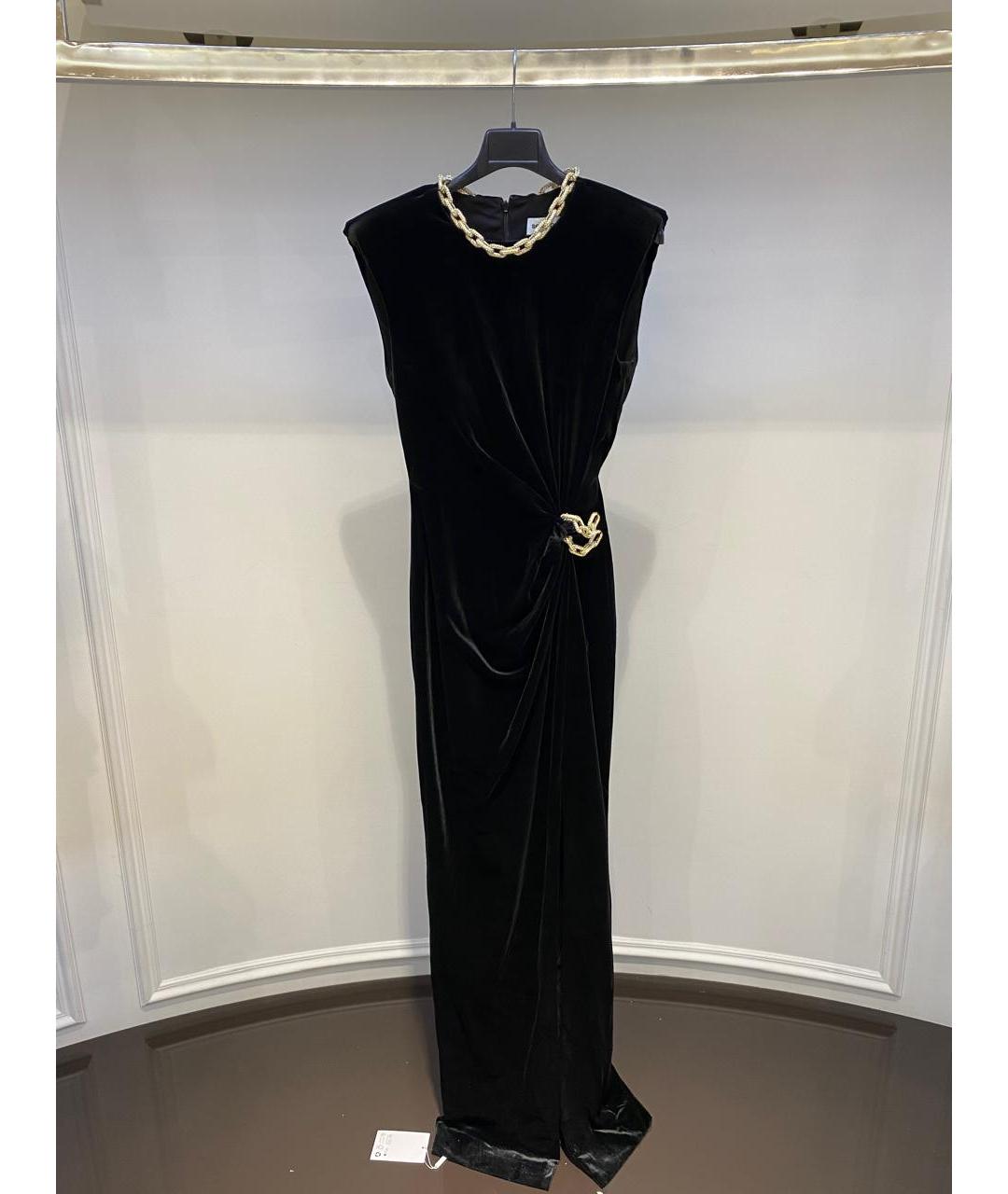 SELF-PORTRAIT Черное полиэстеровое платье, фото 4