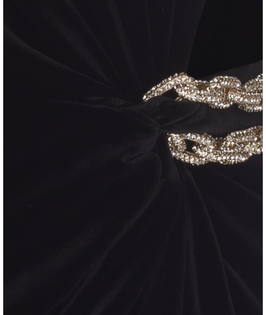 SELF-PORTRAIT Черное полиэстеровое платье, фото 3