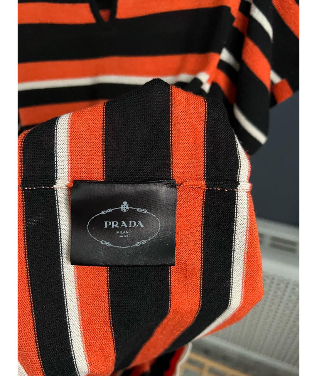 PRADA Черная вискозная блузы, фото 4