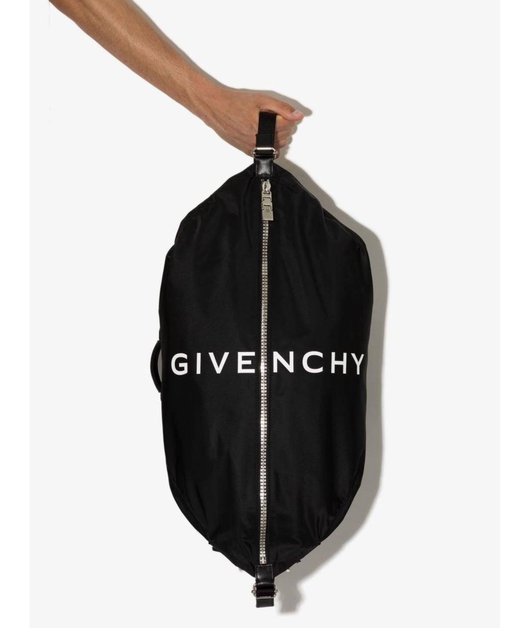 GIVENCHY Черный синтетический рюкзак, фото 4