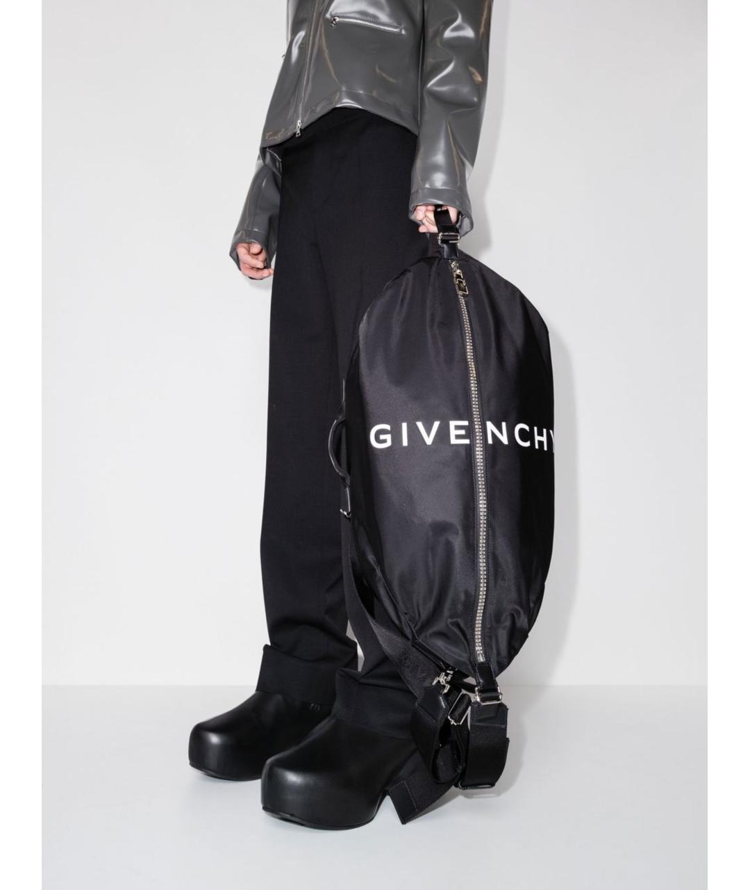 GIVENCHY Черный синтетический рюкзак, фото 2