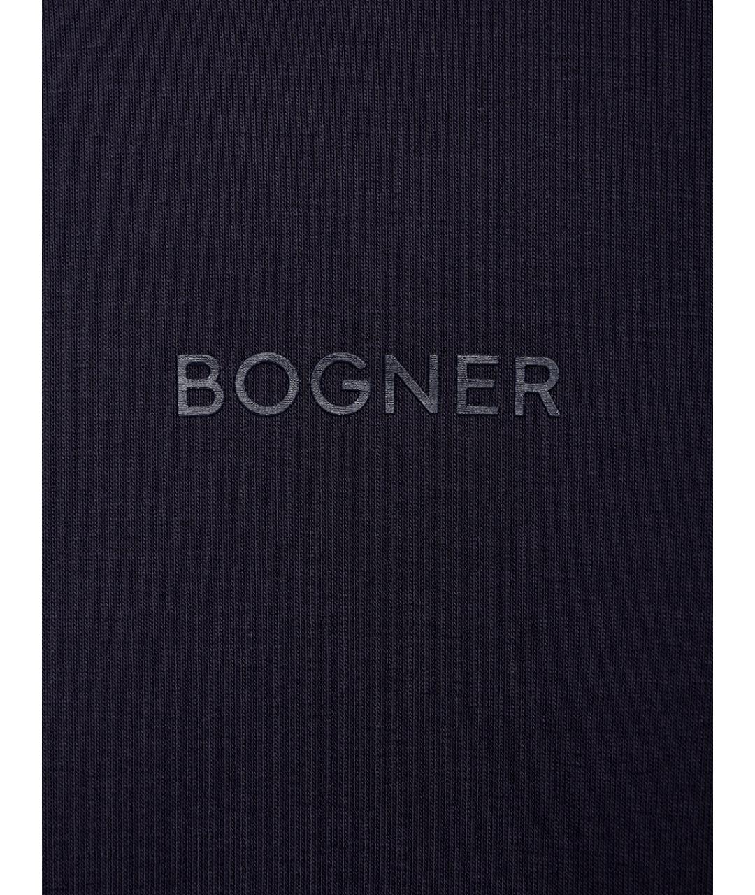 BOGNER Синяя хлопковая футболка, фото 6