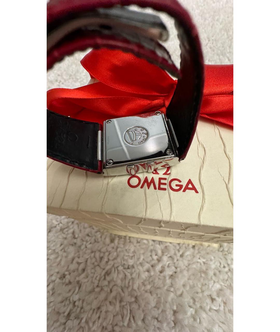OMEGA Красные часы, фото 2