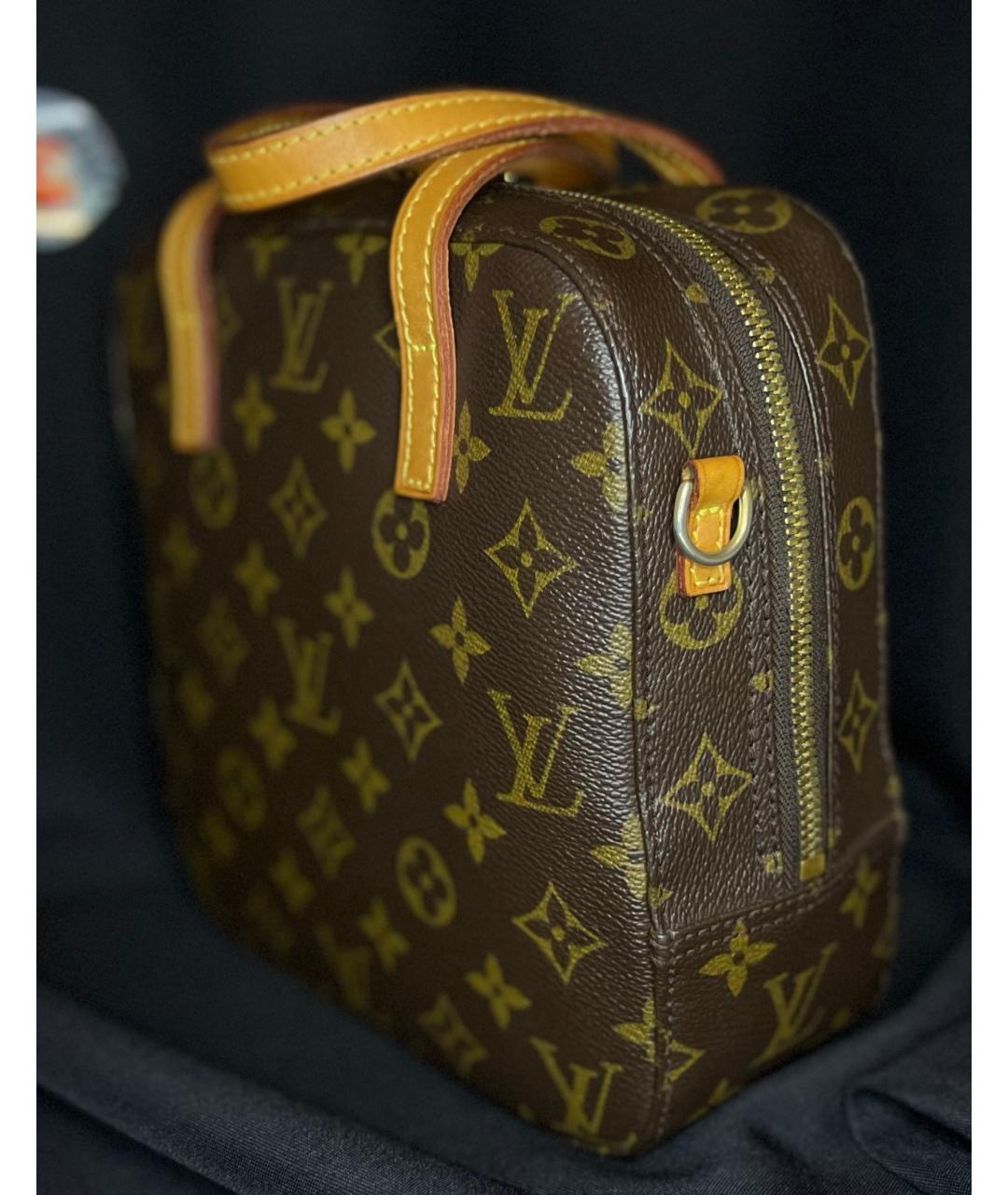 LOUIS VUITTON Коричневая сумка с короткими ручками, фото 5