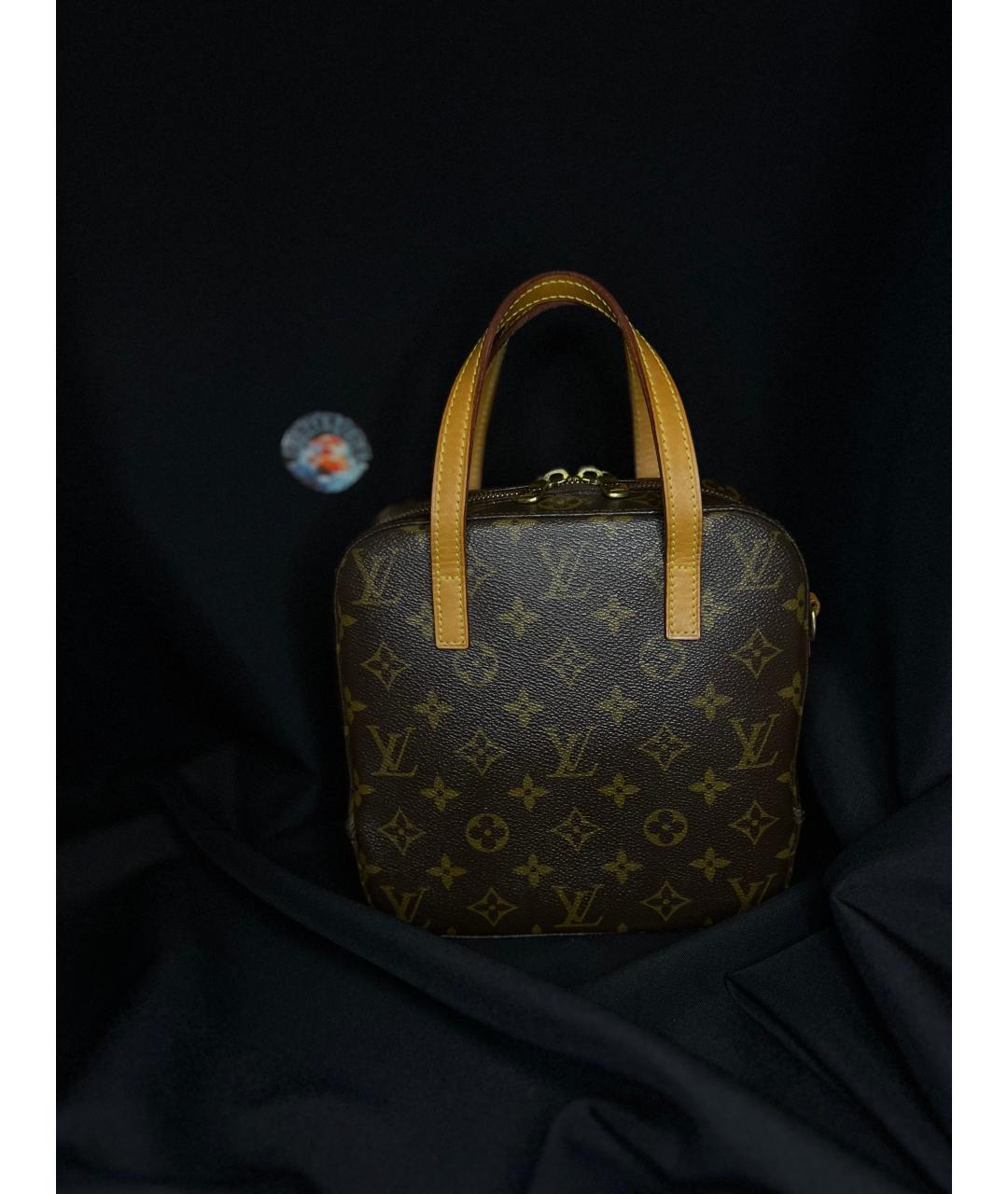 LOUIS VUITTON Коричневая сумка с короткими ручками, фото 10