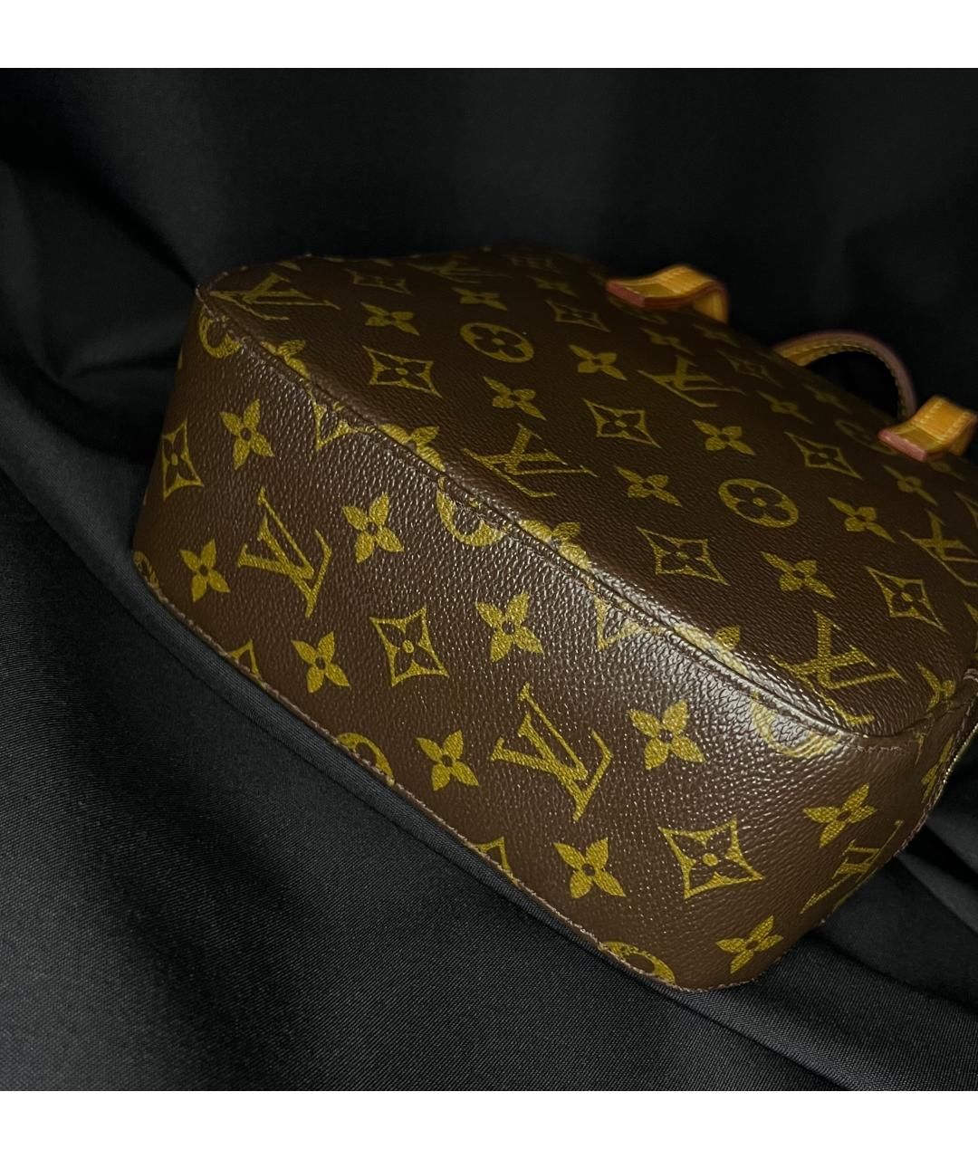 LOUIS VUITTON Коричневая сумка с короткими ручками, фото 7