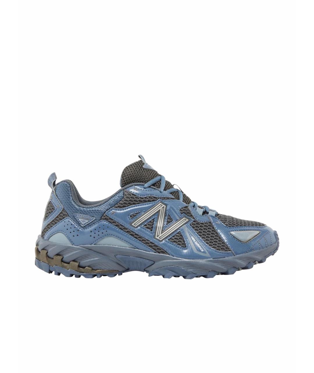 NEW BALANCE Синие кроссовки из лакированной кожи, фото 1