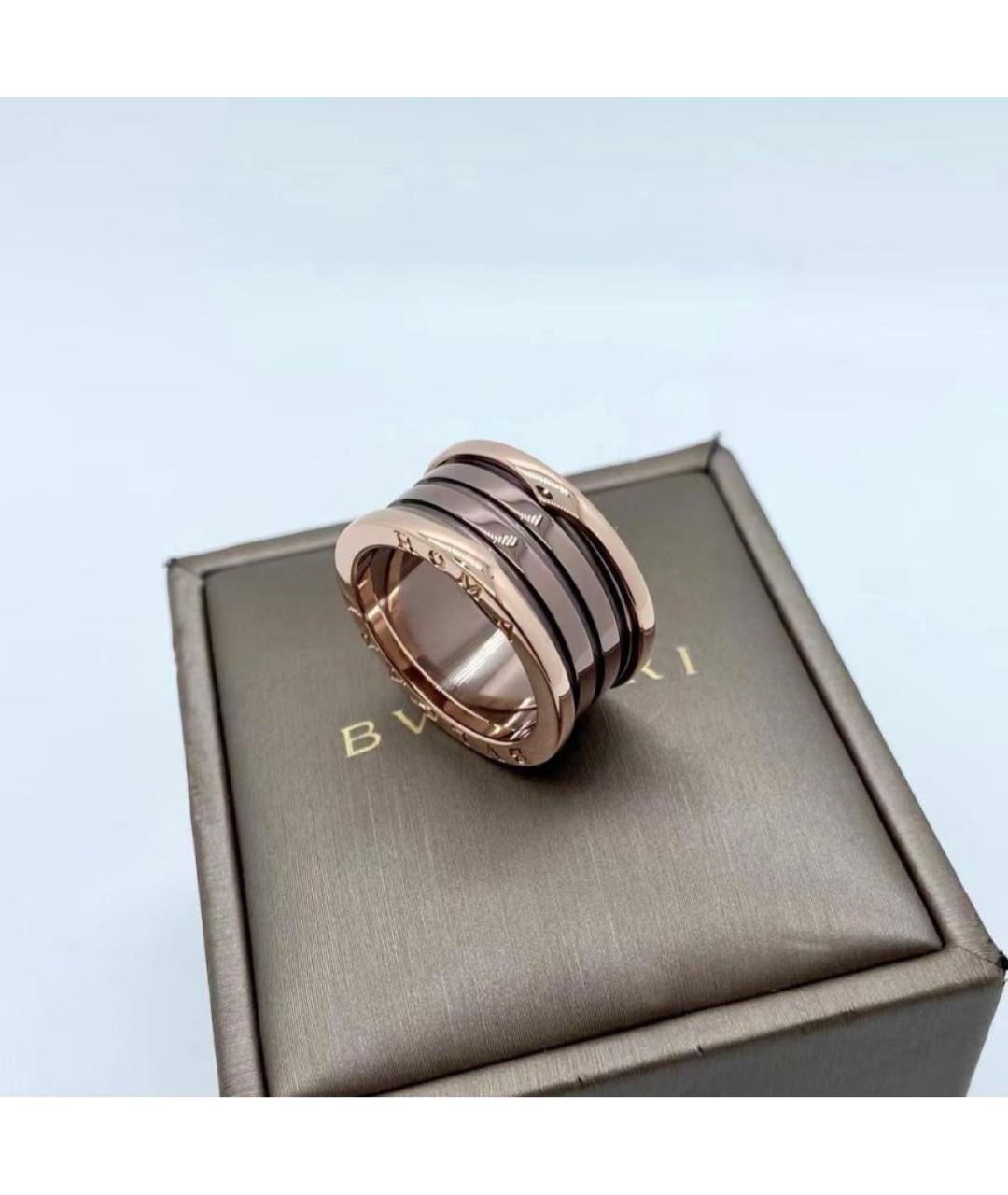 BVLGARI Коричневое кольцо из розового золота, фото 8