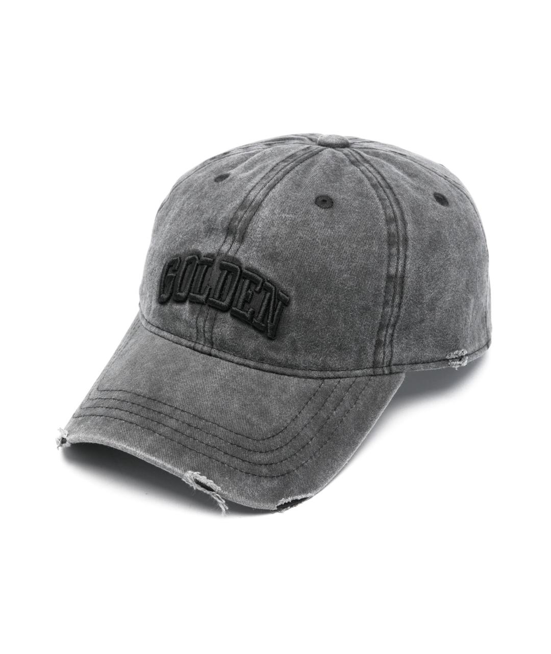 GOLDEN GOOSE DELUXE BRAND Серая хлопковая кепка/бейсболка, фото 1