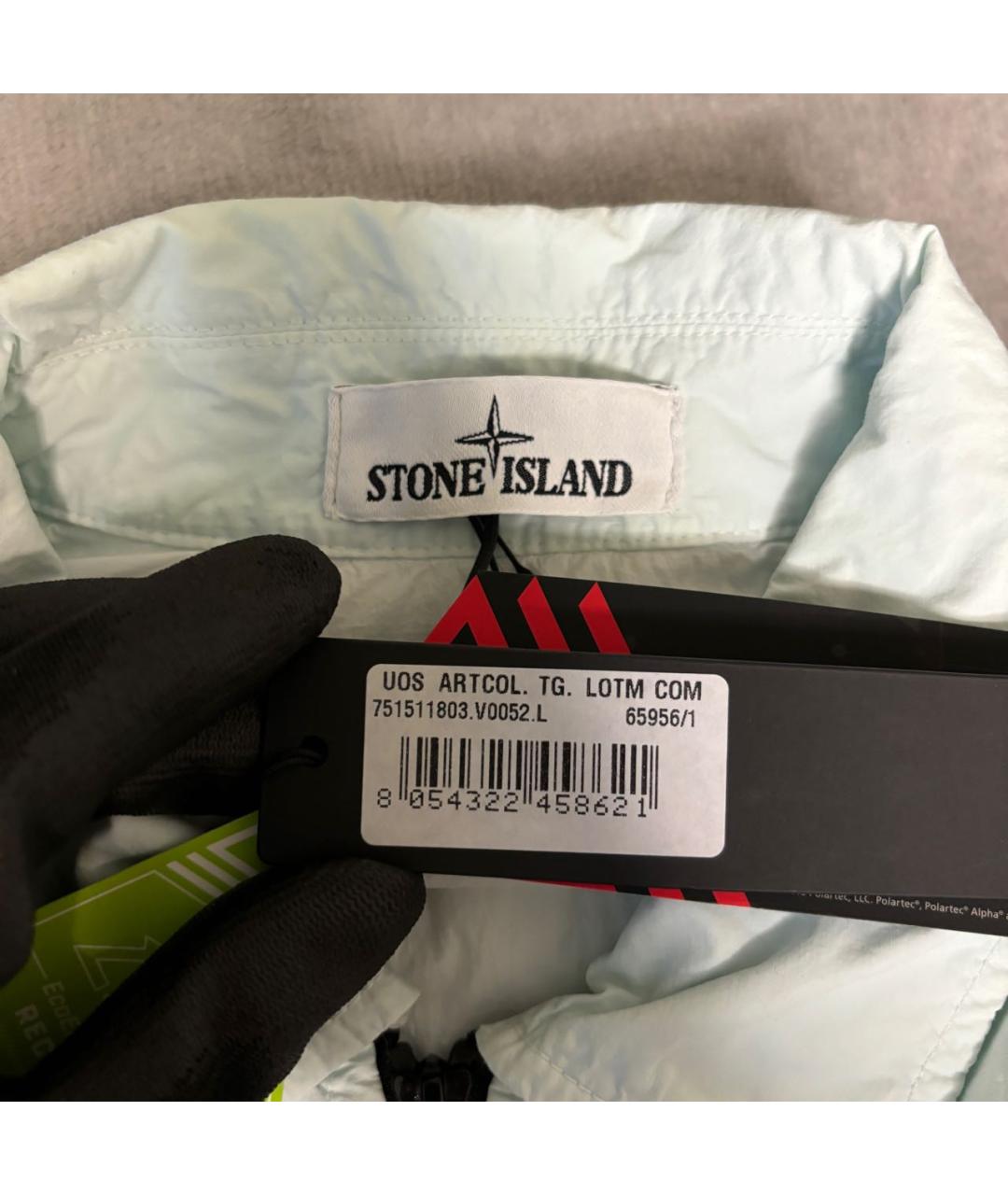 STONE ISLAND Голубая куртка, фото 4