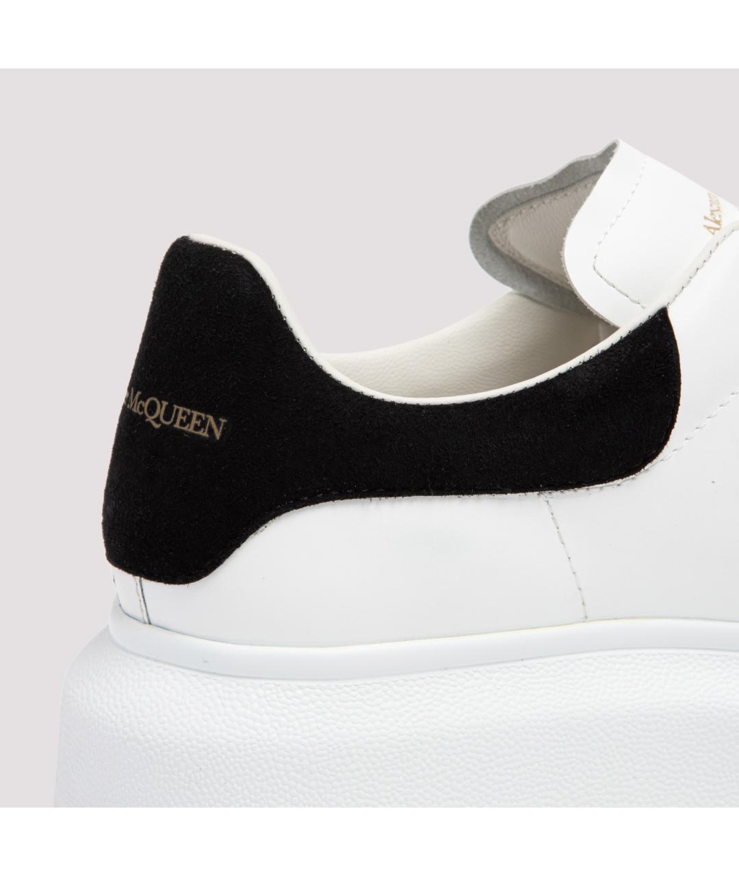 ALEXANDER MCQUEEN Белые кожаные кроссовки, фото 5