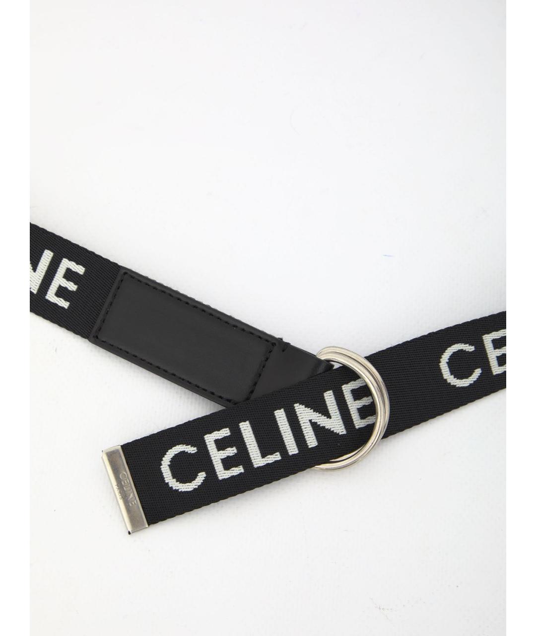 CELINE Черный ремень, фото 4