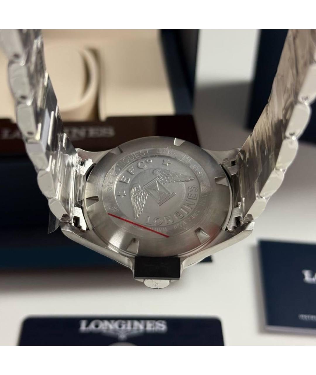 LONGINES Белые часы, фото 2