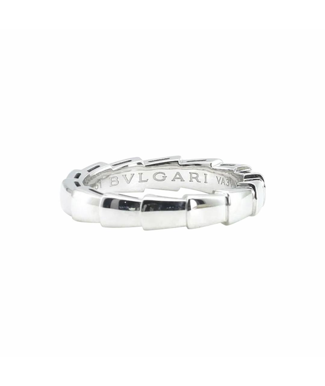 BVLGARI Серебряное кольцо из белого золота, фото 1