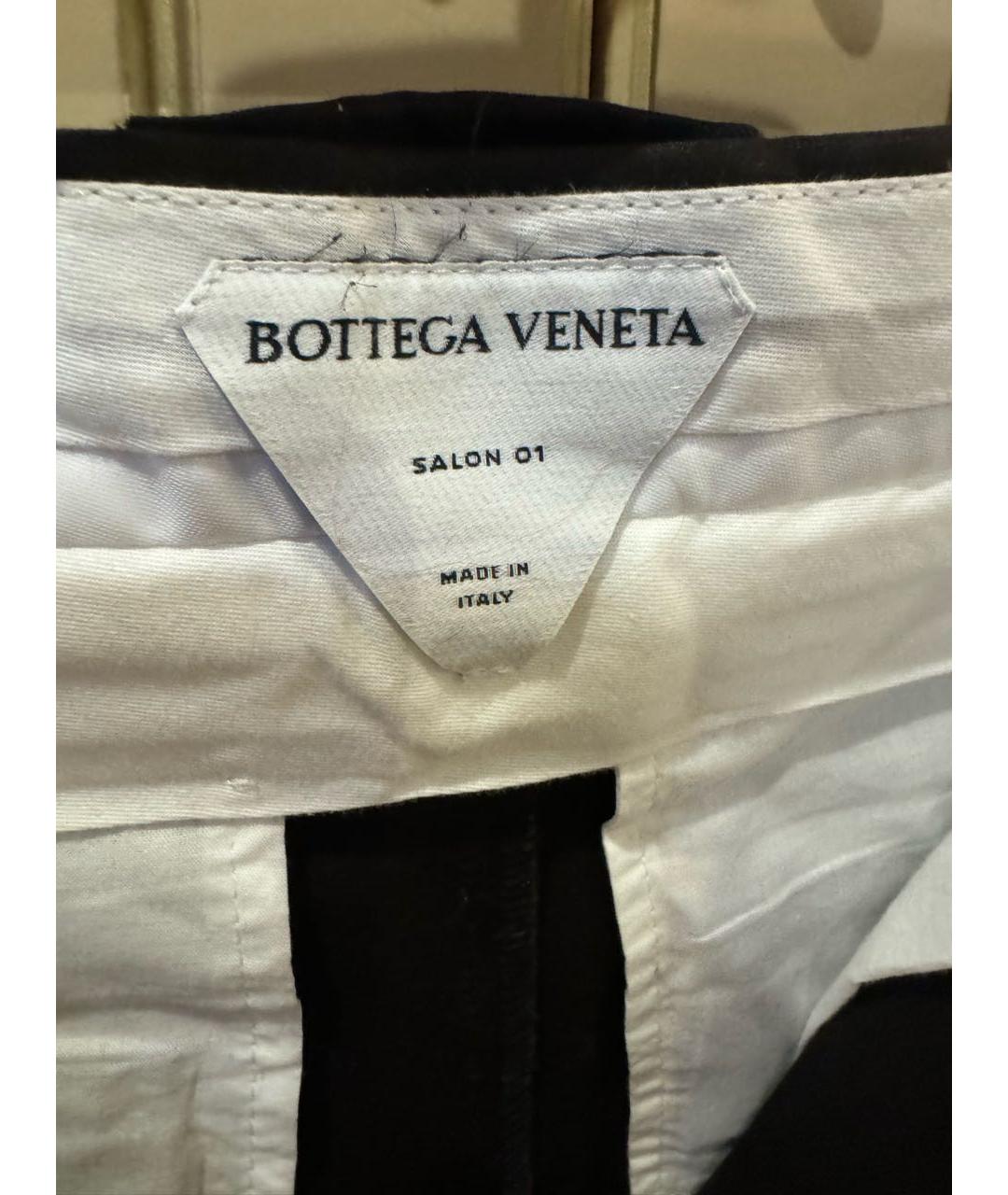 BOTTEGA VENETA Черные хлопковые шорты, фото 4