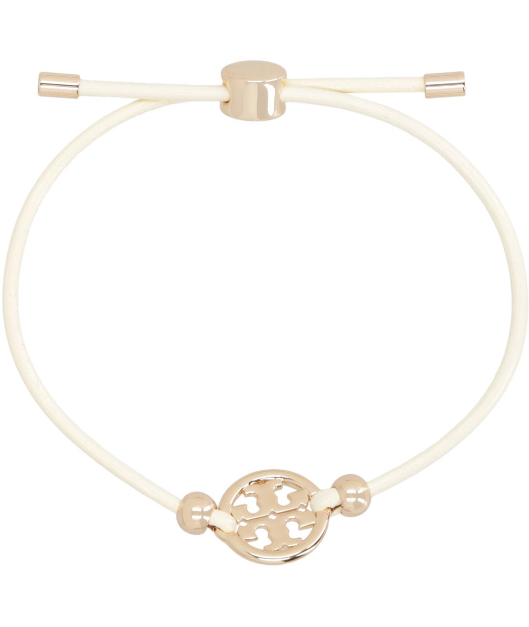 TORY BURCH Белый металлический браслет, фото 3