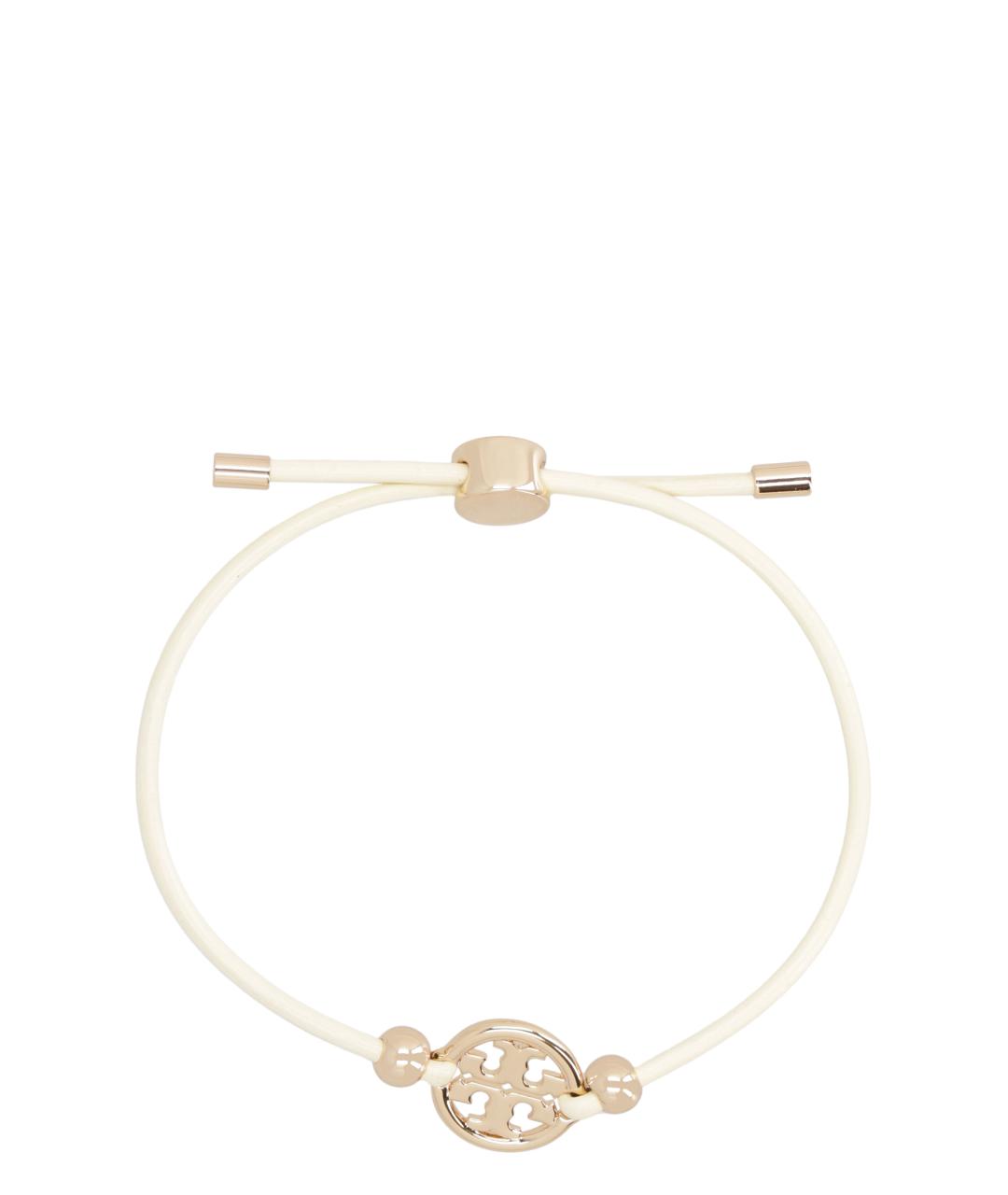 TORY BURCH Белый металлический браслет, фото 1