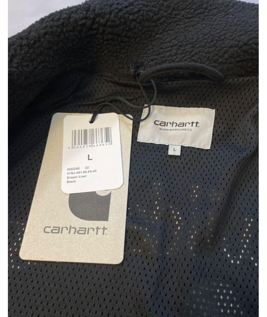 CARHARTT WIP Черная полиэстеровая куртка, фото 4