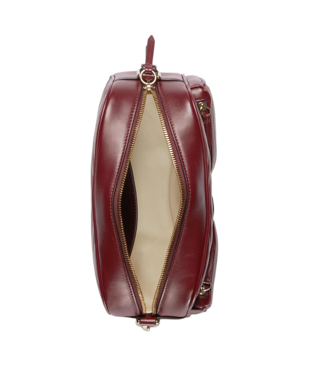 GUCCI Красная кожаная сумка через плечо, фото 5