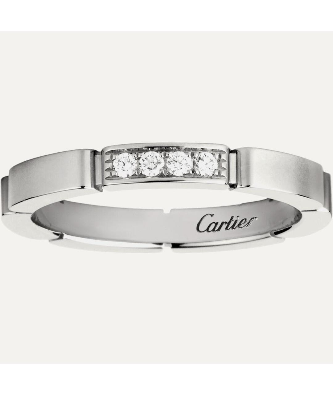 CARTIER Серебряное кольцо из белого золота, фото 5