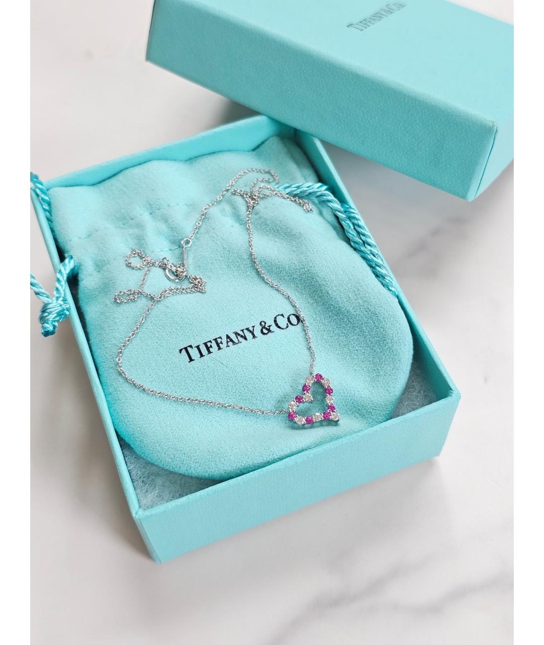 TIFFANY&CO Серебряное платиновое колье, фото 2