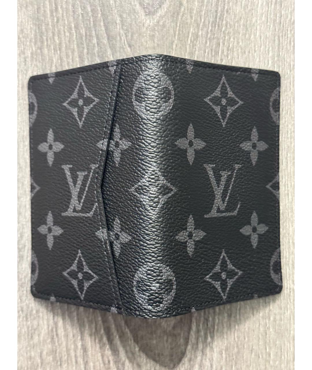 LOUIS VUITTON Черный кардхолдер, фото 3