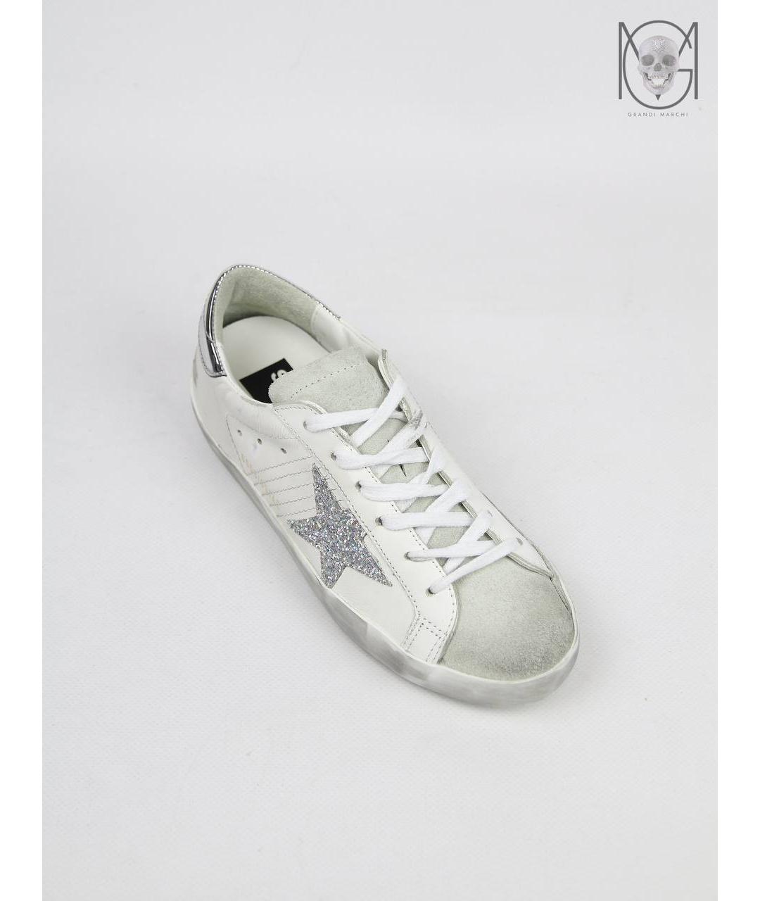 GOLDEN GOOSE DELUXE BRAND Белые кожаные кеды, фото 3