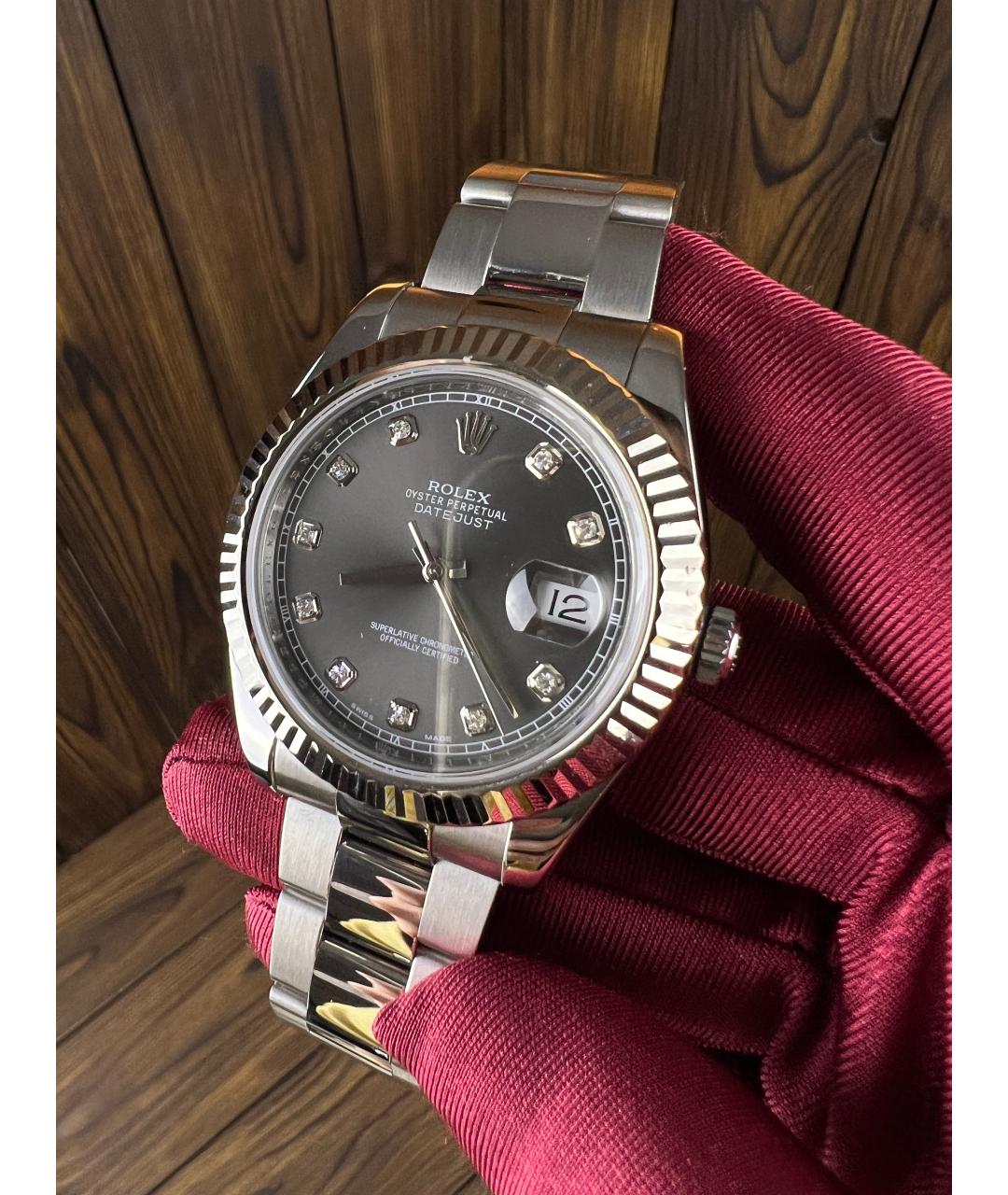 ROLEX Часы из белого золота, фото 3