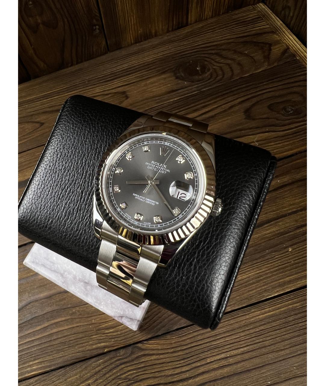 ROLEX Часы из белого золота, фото 2