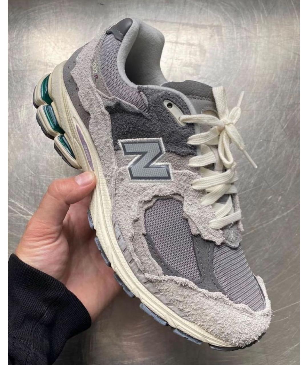 NEW BALANCE Серые низкие кроссовки / кеды, фото 6