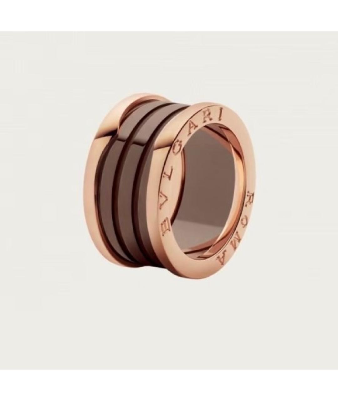 BVLGARI Коричневое кольцо из розового золота, фото 7