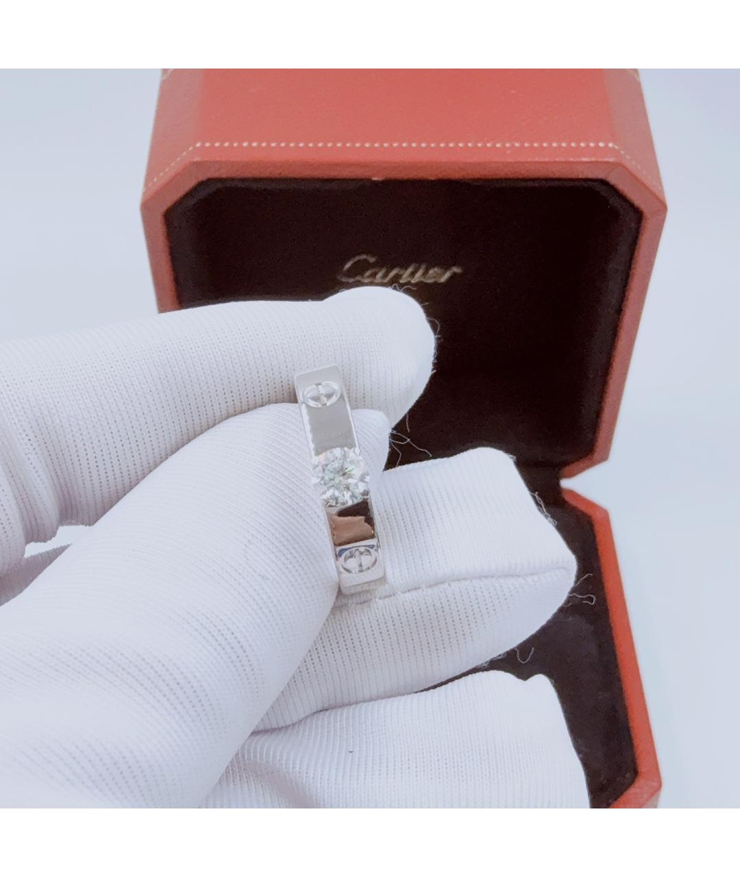 CARTIER Белое кольцо из белого золота, фото 5