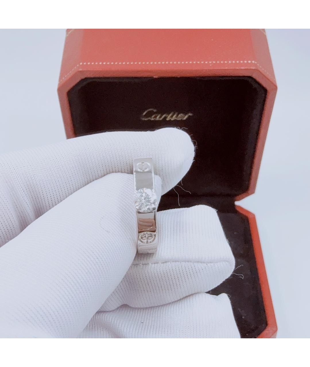 CARTIER Белое кольцо из белого золота, фото 3