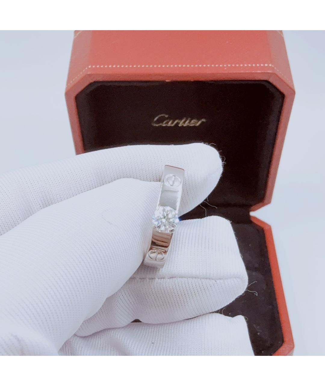 CARTIER Белое кольцо из белого золота, фото 4