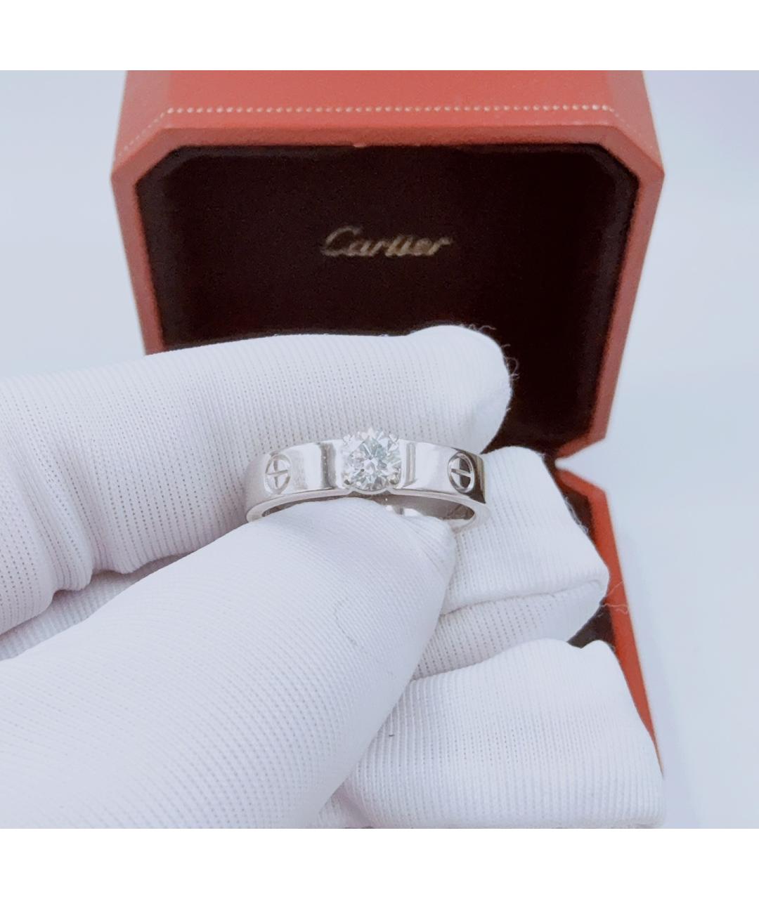 CARTIER Белое кольцо из белого золота, фото 8