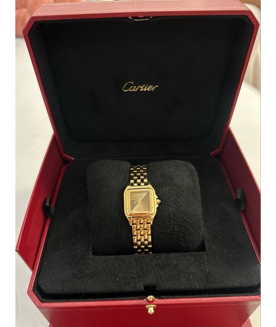 CARTIER Золотые часы из желтого золота, фото 6