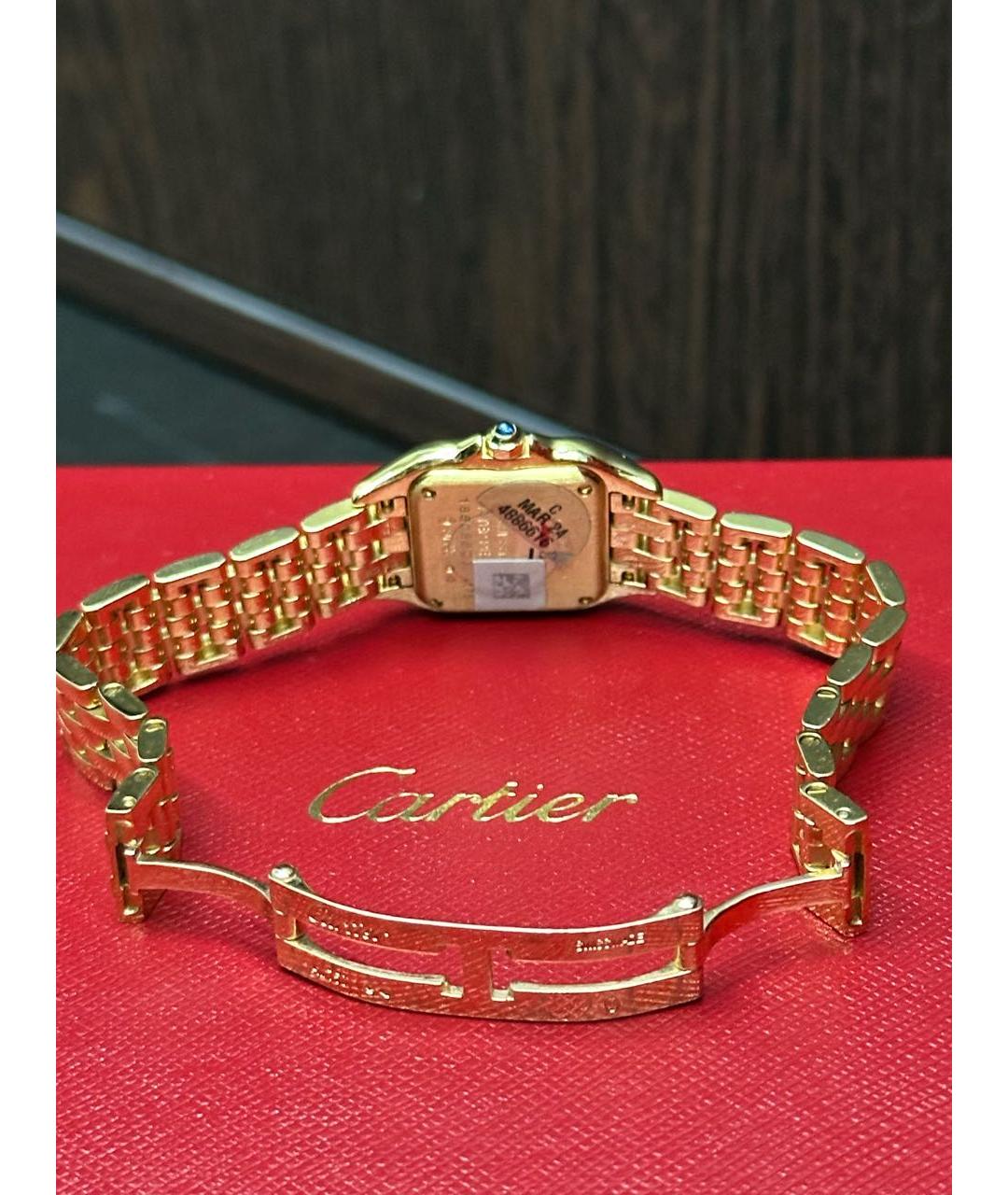 CARTIER Золотые часы из желтого золота, фото 2