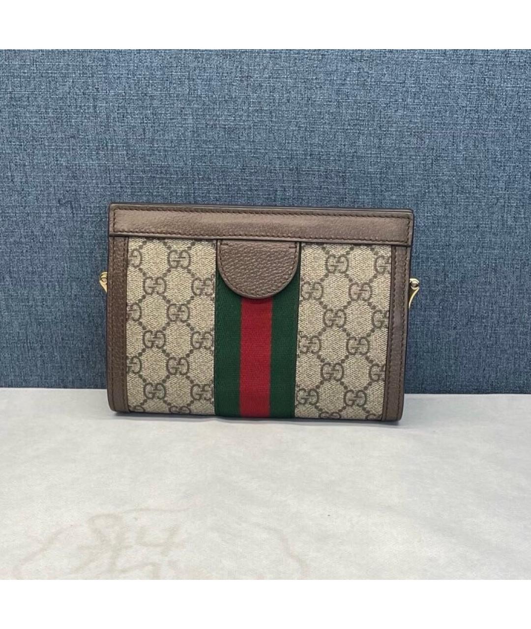 GUCCI Коричневая сумка через плечо, фото 3