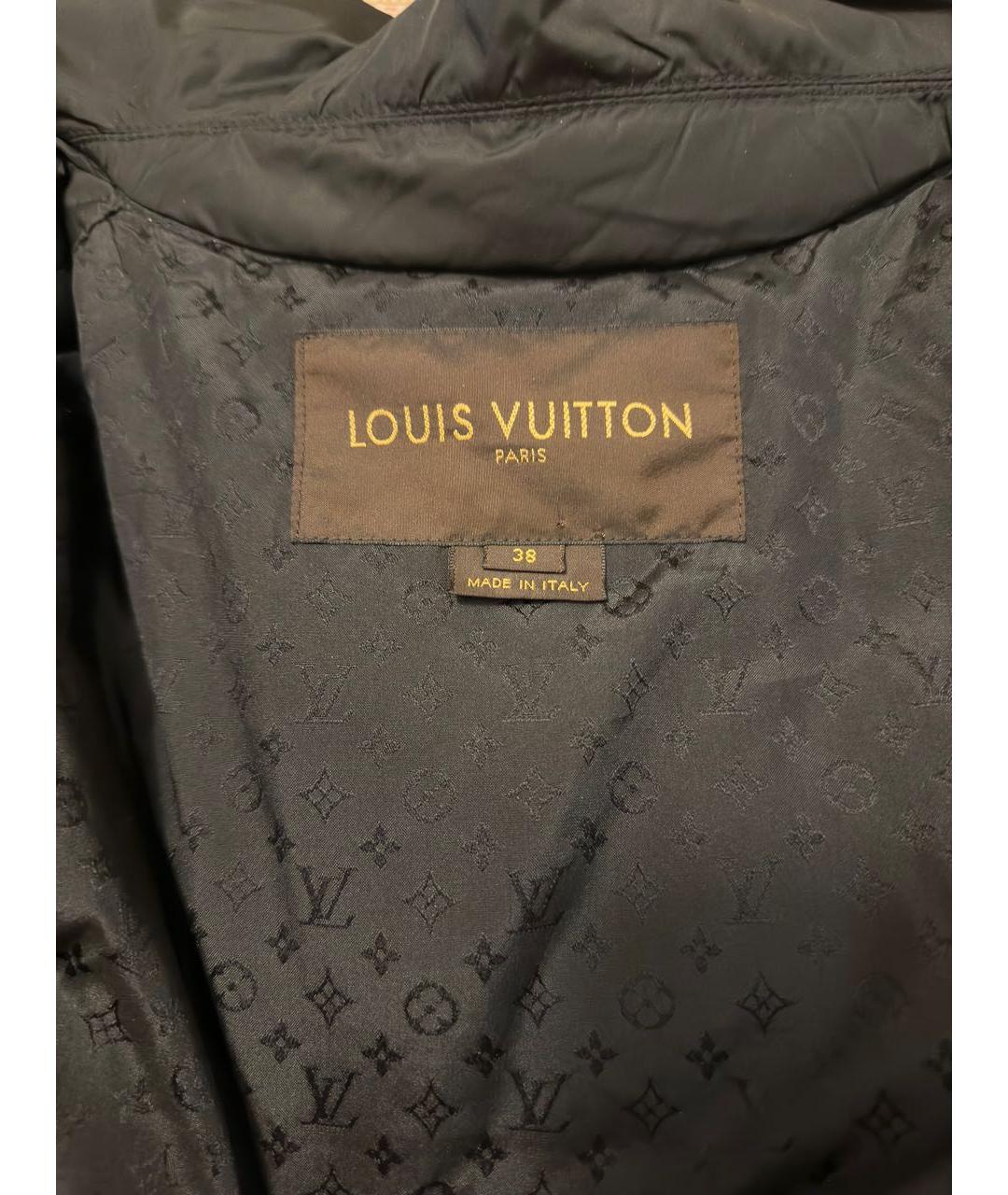 LOUIS VUITTON Черная полиамидовая куртка, фото 3