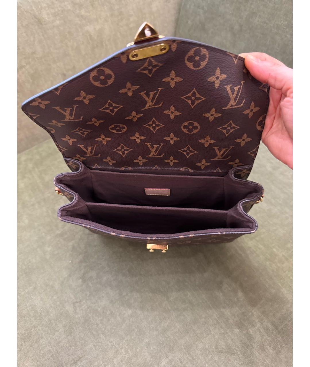 LOUIS VUITTON Коричневая сумка через плечо, фото 4