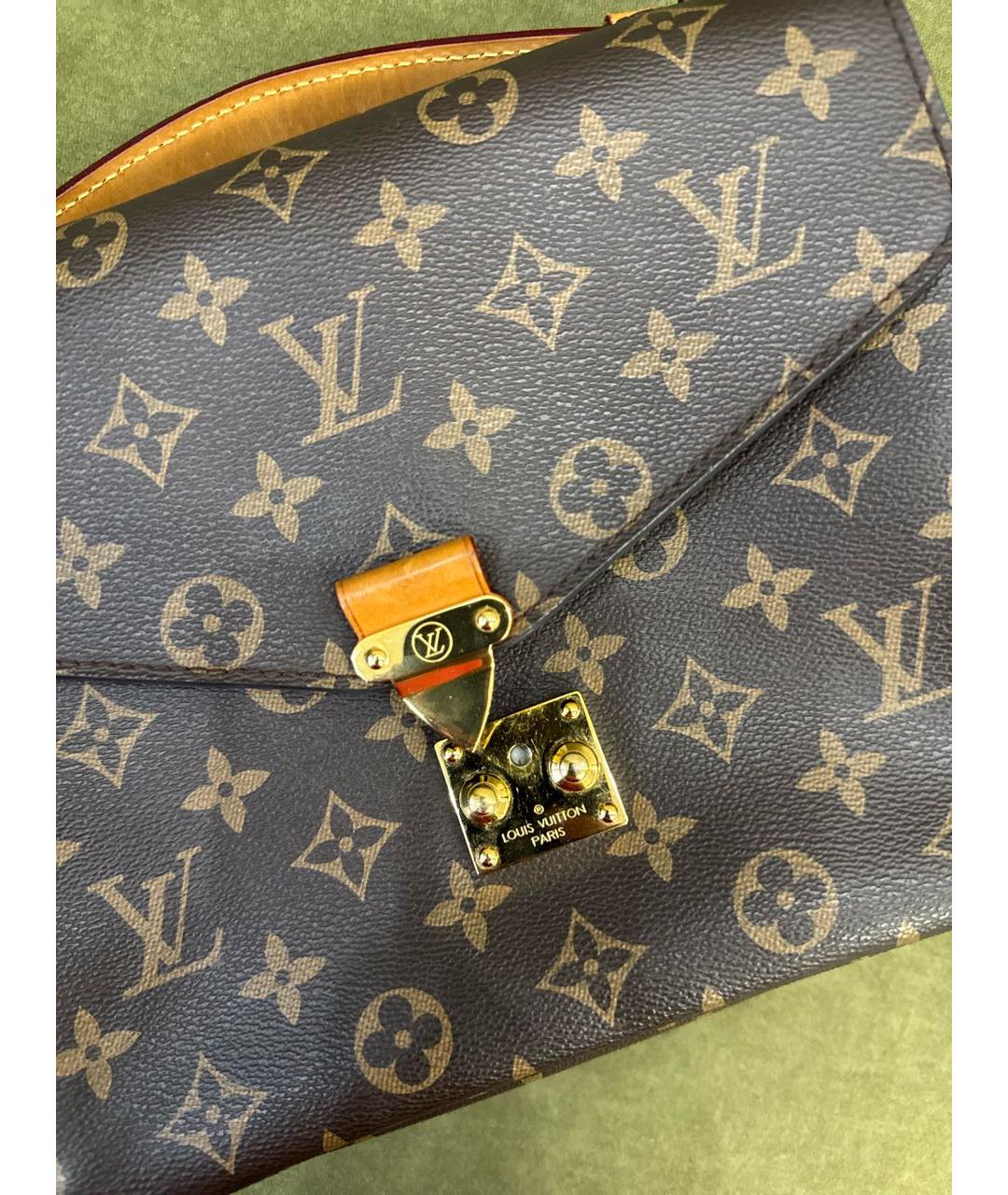 LOUIS VUITTON Коричневая сумка через плечо, фото 5