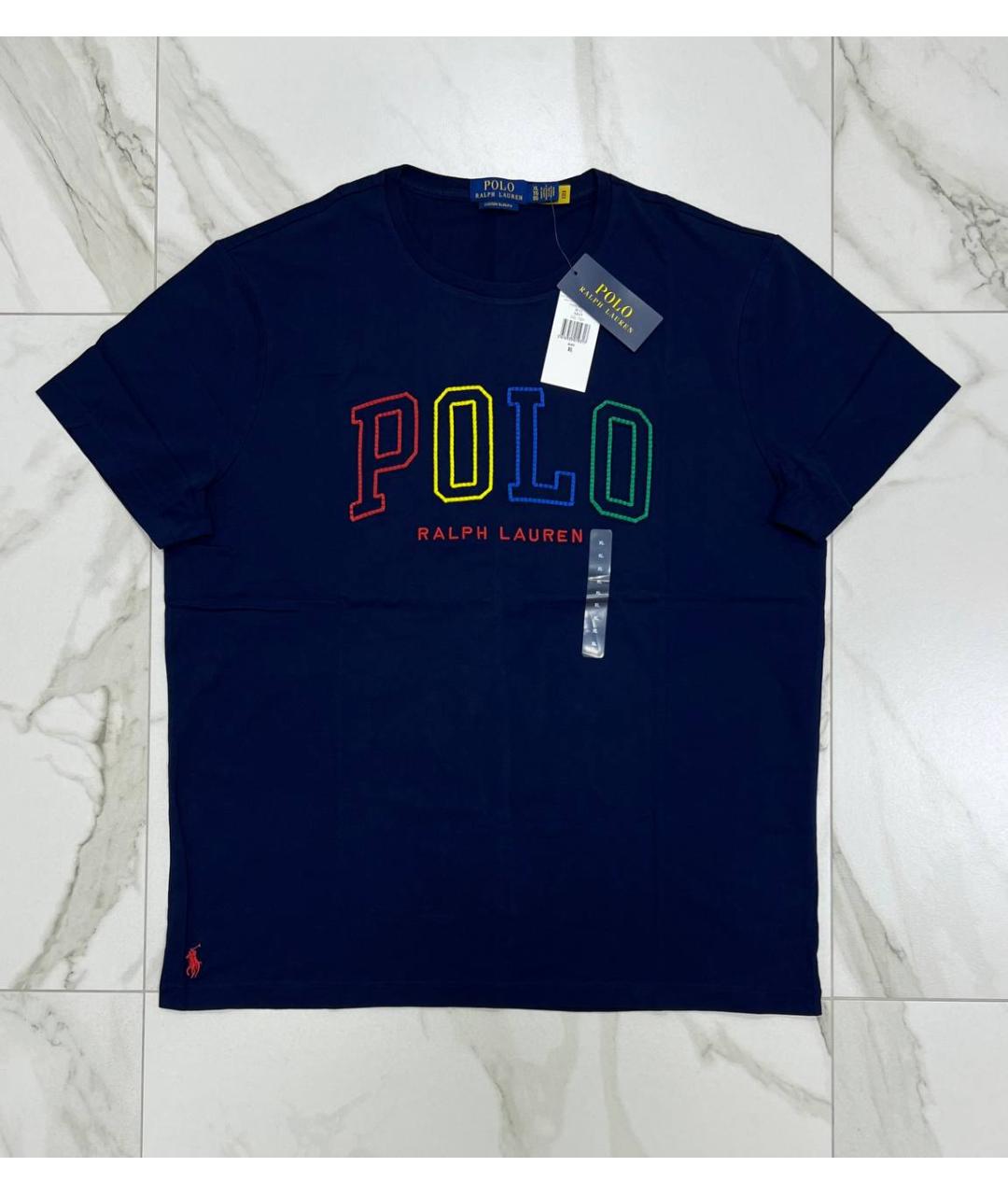 POLO RALPH LAUREN Темно-синяя футболка, фото 8