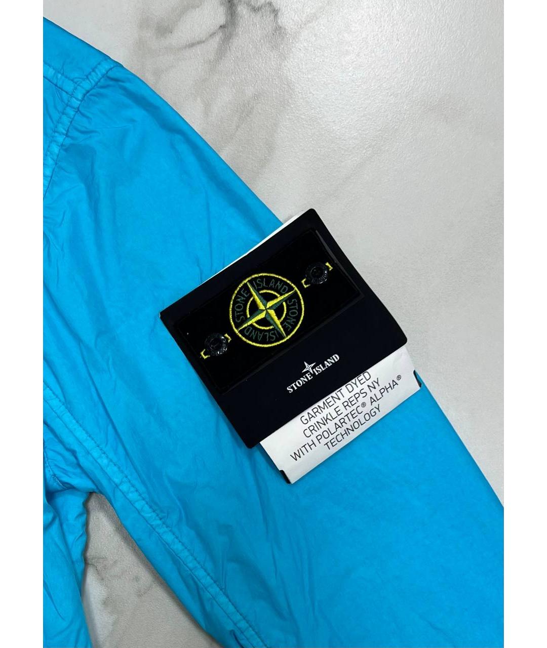 STONE ISLAND Голубая куртка, фото 3