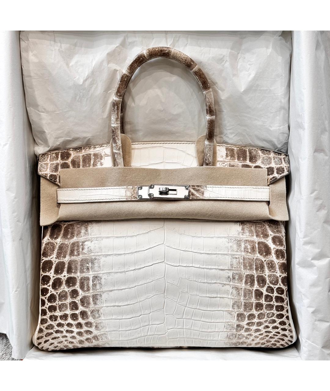 HERMES Бежевая сумка с короткими ручками из лакированной кожи, фото 8