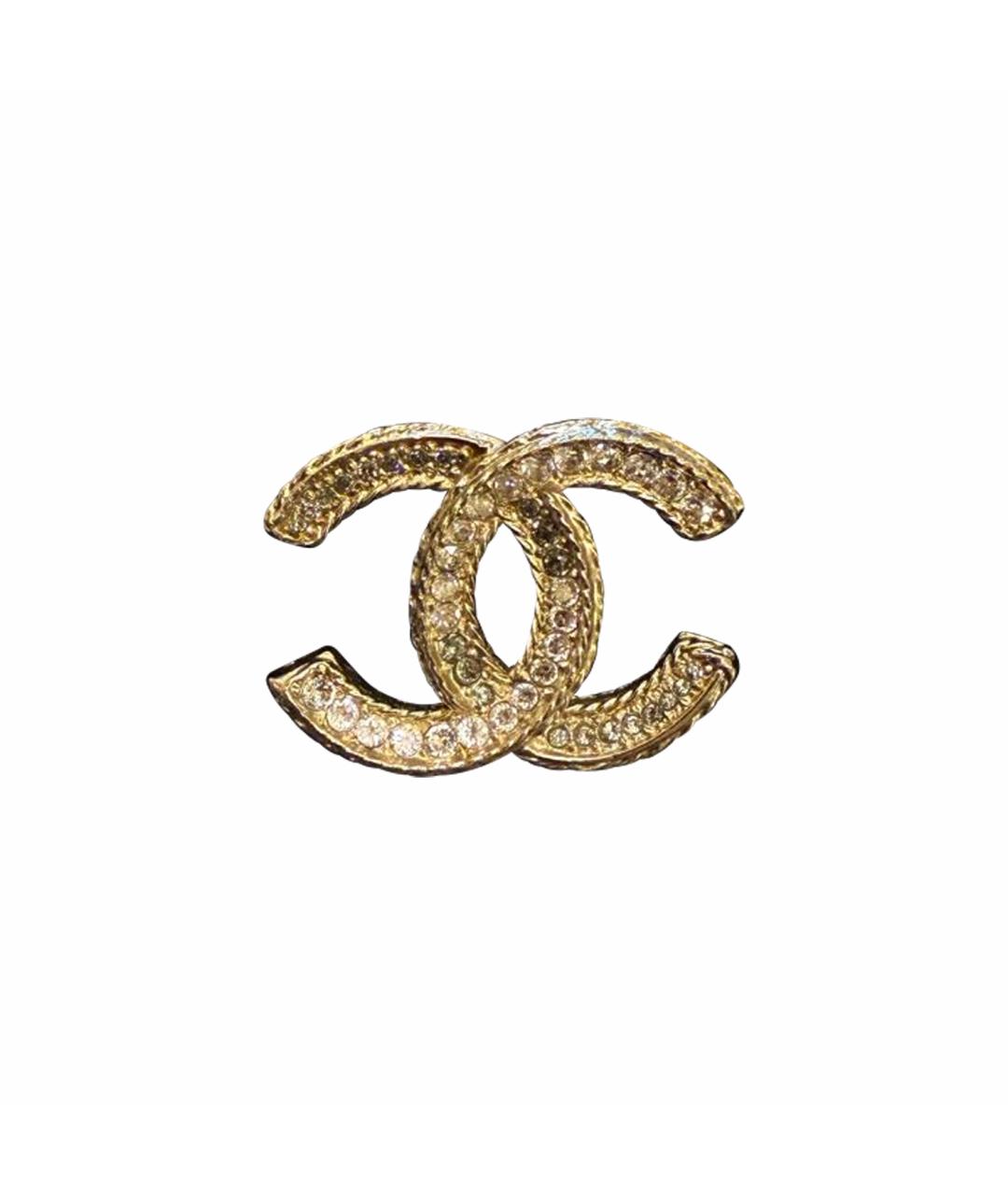 CHANEL Серебряная металлическая булавка / брошь, фото 1