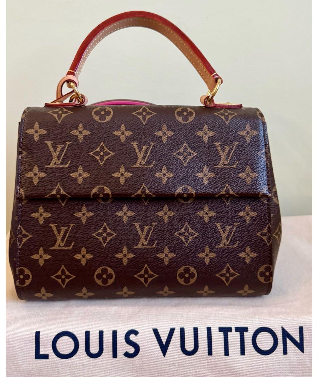 LOUIS VUITTON Коричневая сумка с короткими ручками, фото 9