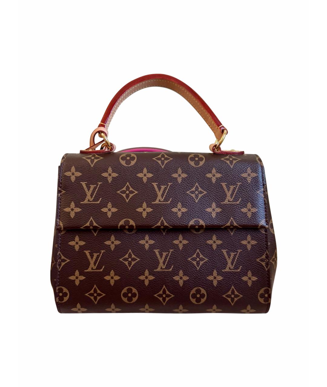 LOUIS VUITTON Коричневая сумка с короткими ручками, фото 1