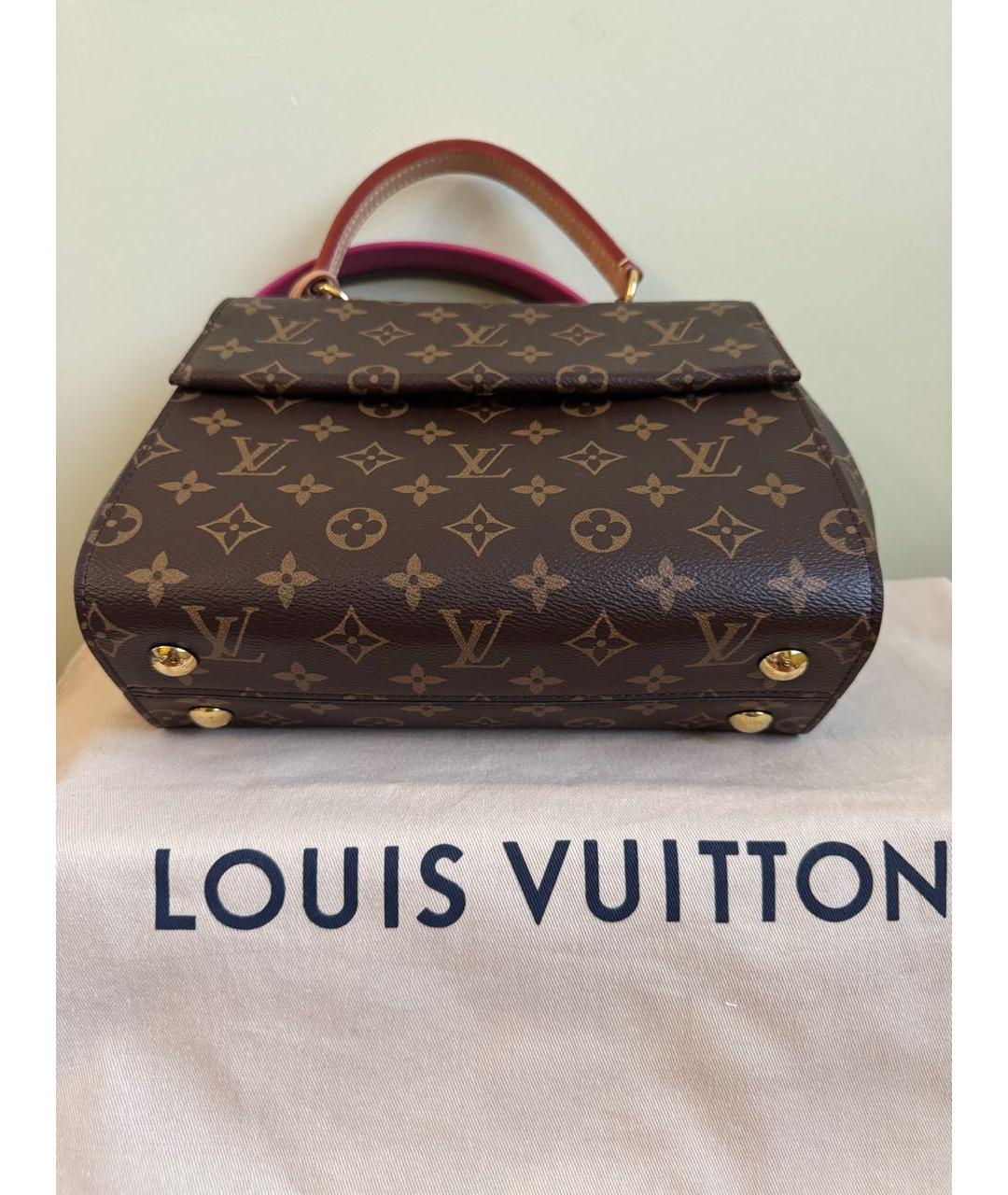 LOUIS VUITTON Коричневая сумка с короткими ручками, фото 8